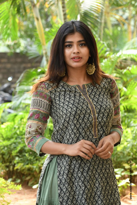 Hebah Patel at Angel Movie Press Meet