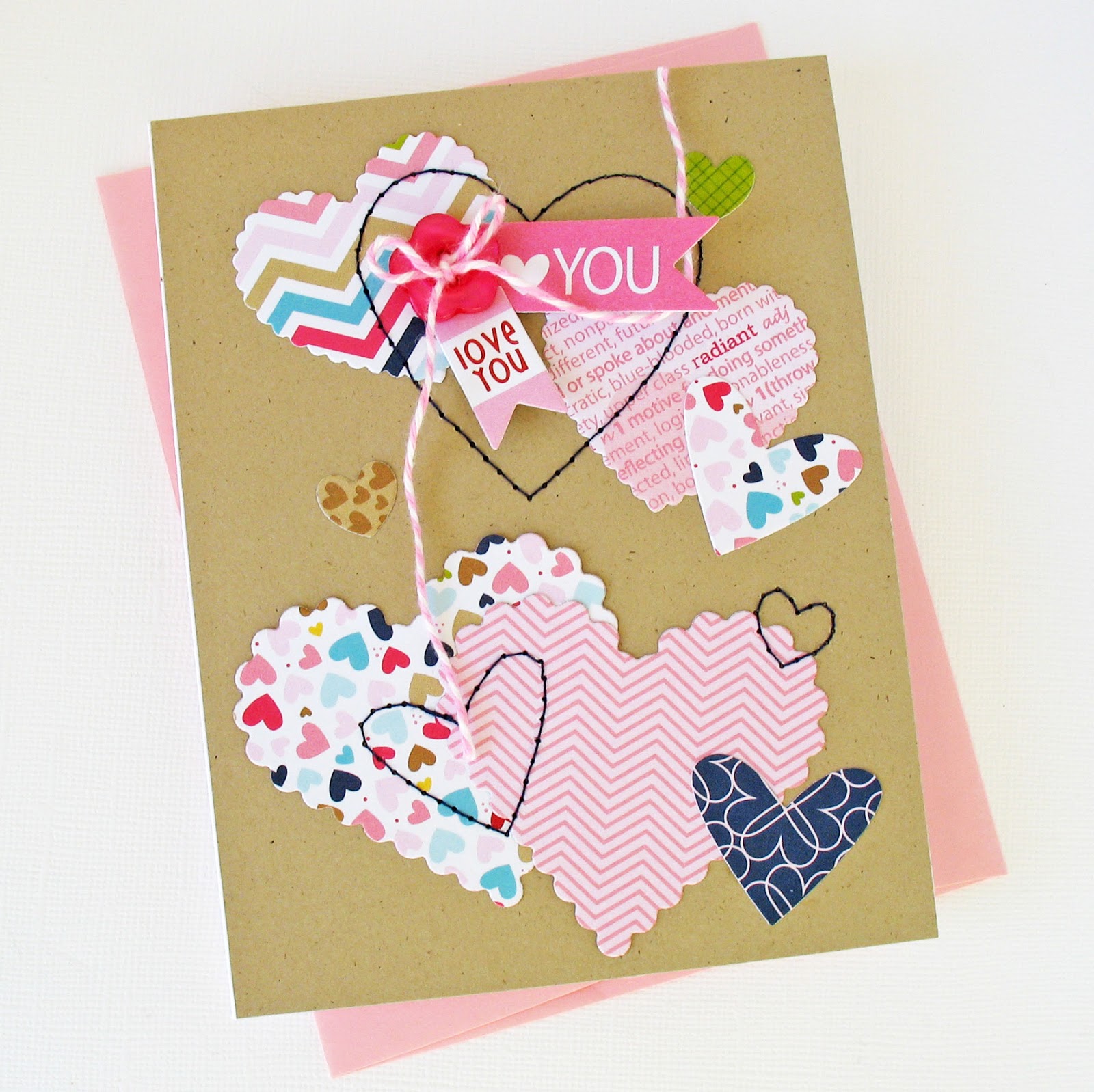 Card-Blanc by Kathy Martin: Love is in the Air