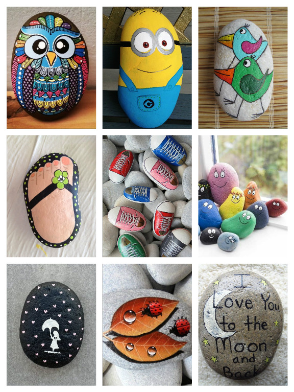 How to paint stones and decorate your home and garden Diy Fun World
