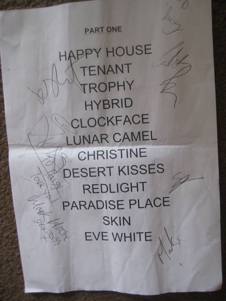 Stupefaction On the Scene Siouxsie setlist from Meltdown