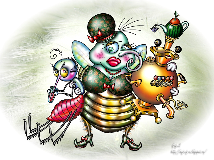 Пошла муха на базар и купила самовар! | Страна Мастеров