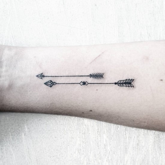 Tatuagens de flechas Tatuagens de flechas