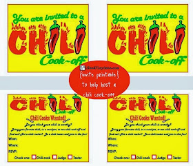 chili cook-off invites