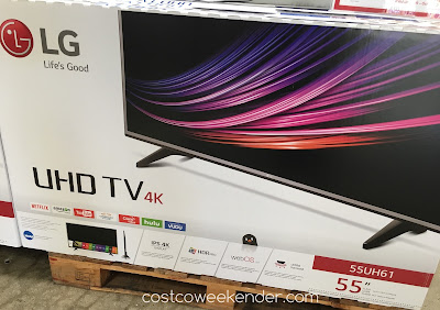 Costco 9550615 - You'll love sitting and watching the LG 55UH615A 55in Class 4K Ultra HD LED LCD TV