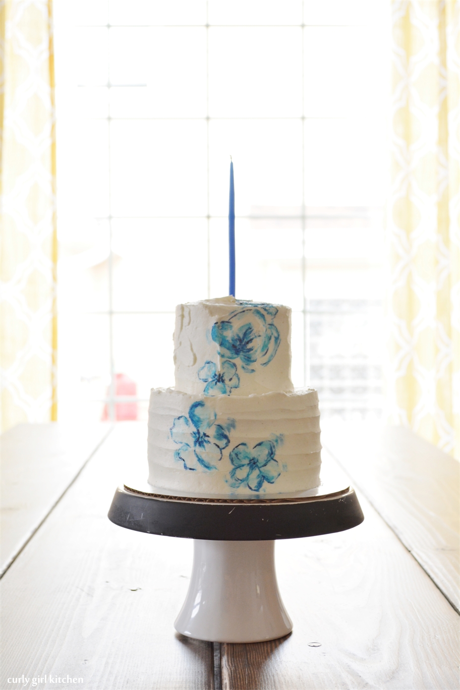Curly Girl Kitchen Painted Buttercream Cake