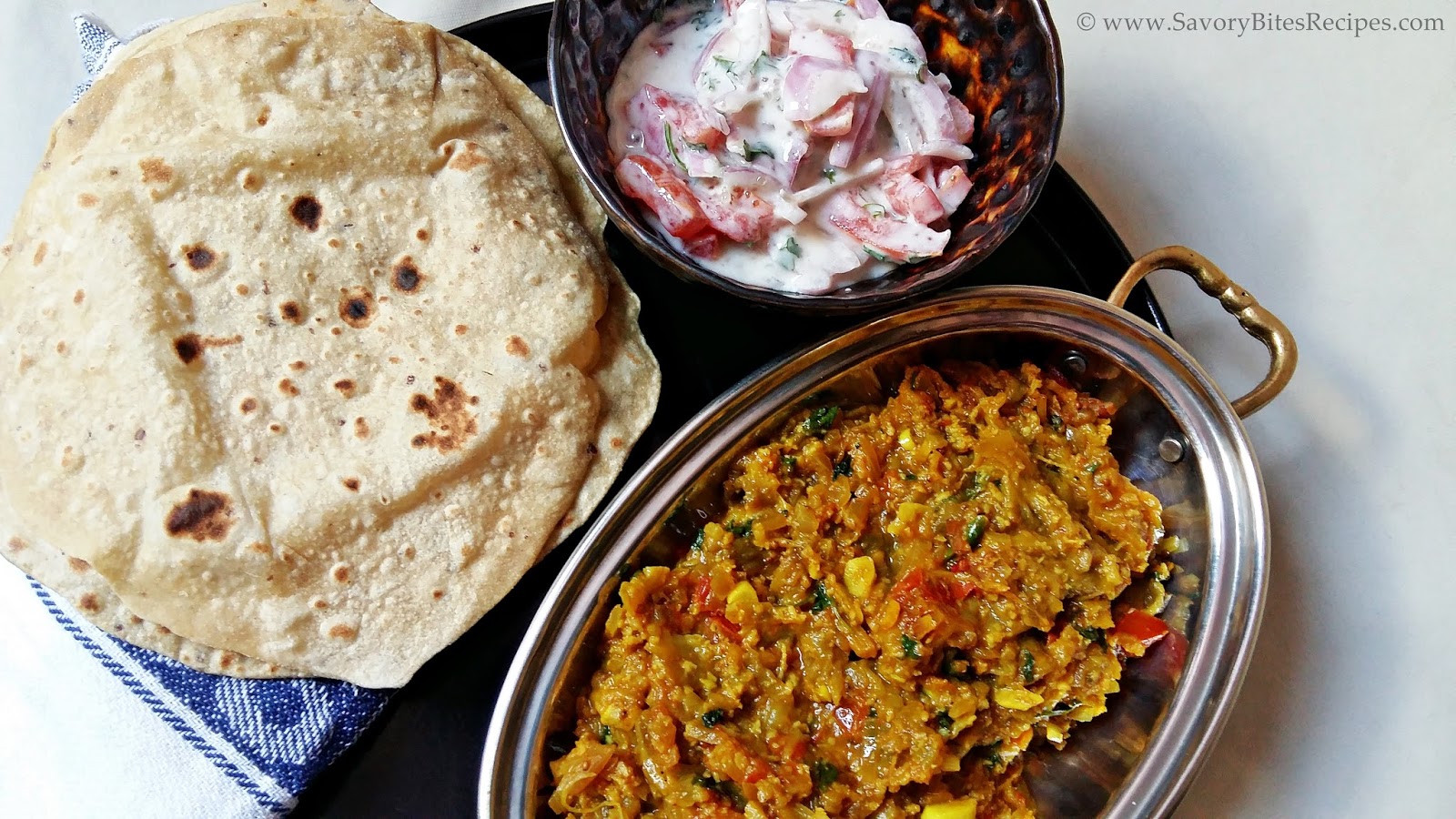 Dhaba Style Baingan Bharta Savory Bites Recipes A Food Blog with