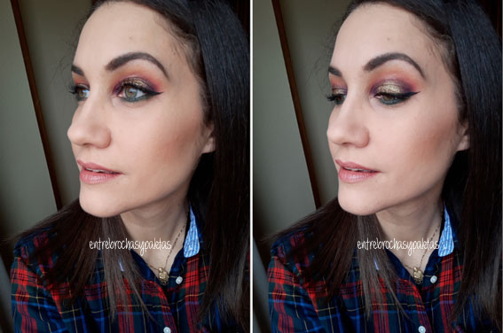 Obligar Grasa Memorándum Maquillaje vivo en contraste con verde - Entre brochas y paletas | Blog de  belleza