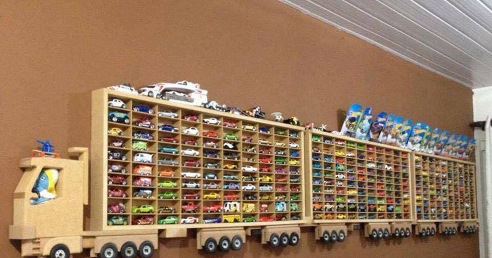 A Little Bit of This, That, and Everything DIY Matchbox Car Display