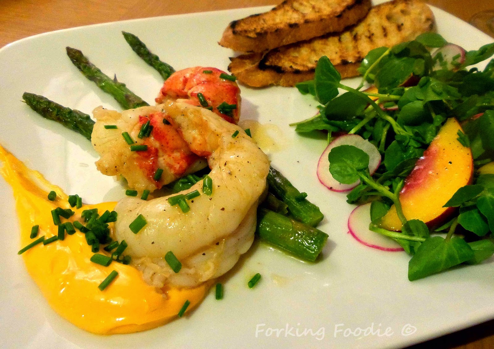 Forking Foodie Lobster Oil or Langoustine Oil includes Thermomix instructions