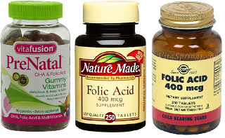 Image: Folic Acid 400 mcg - Supplement for prenatal health and wellbeing