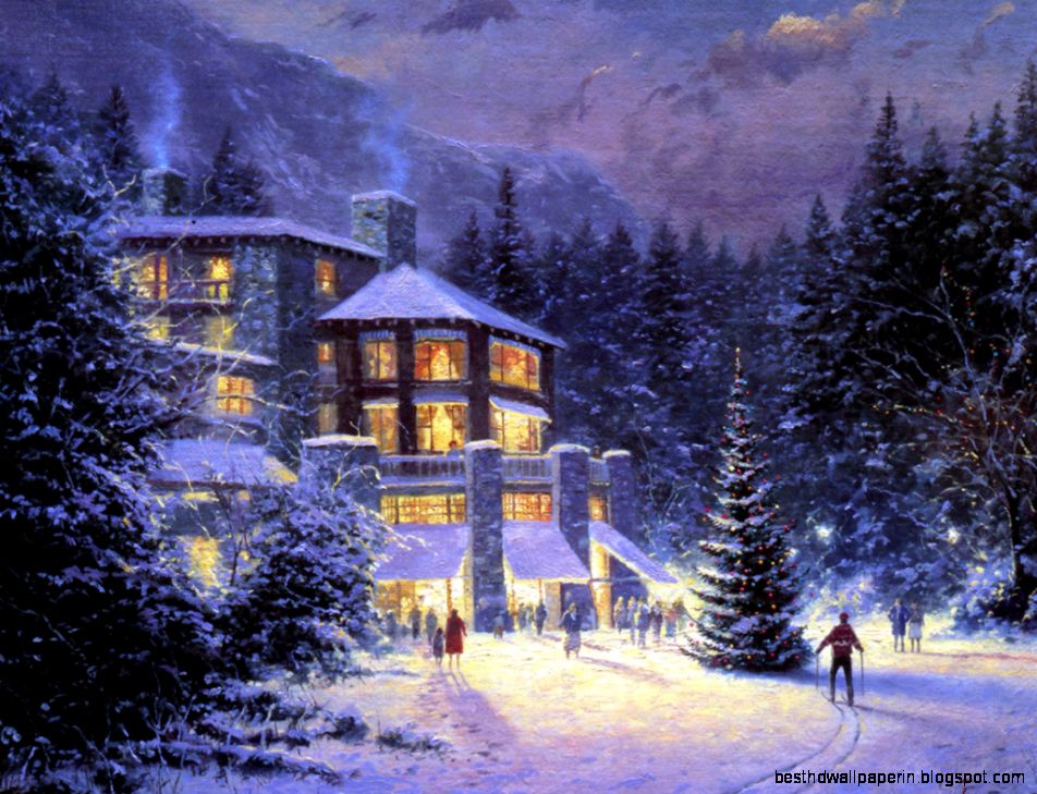 Winter Christmas Paintings