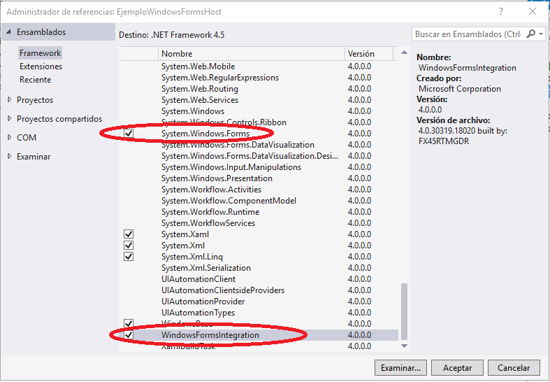 Incrustar un formulario de Windows en una aplicación WPF Christian Amado