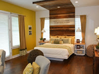 Wandgestaltung Schlafzimmer Gelb