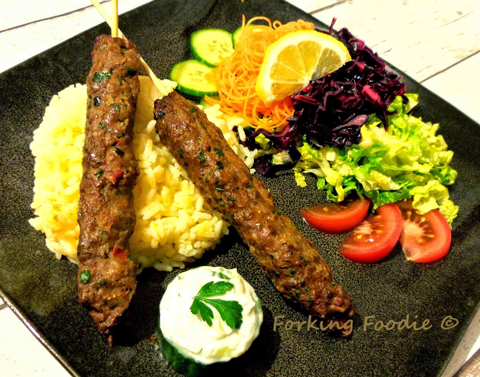Forking Foodie: Turkish (Lamb) Adana Kebabs / Kofta Kebabs - the Really ...