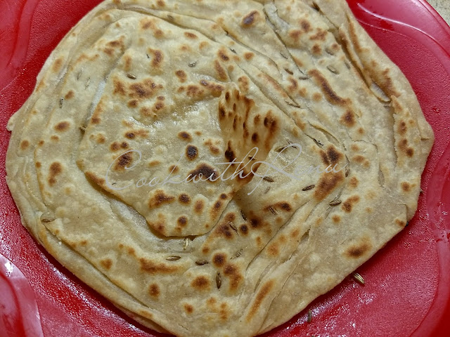 Layered Whole Wheat Paratha