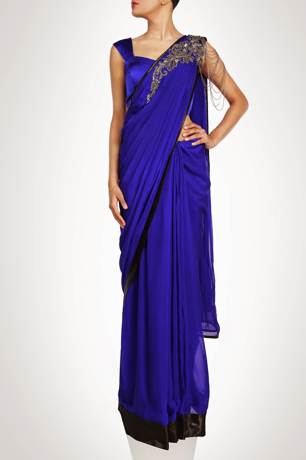 Mesmerizing Drapes And Artful Detailing With These Exclusive Gaurav ...