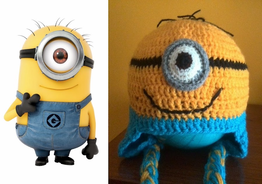 gorro de lana guru mi villano favorito, minion