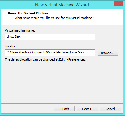 Cara Installasi Linux Slax Via VMware Workstation 10 Cara Installasi Linux Slax Via VMware Workstation 10