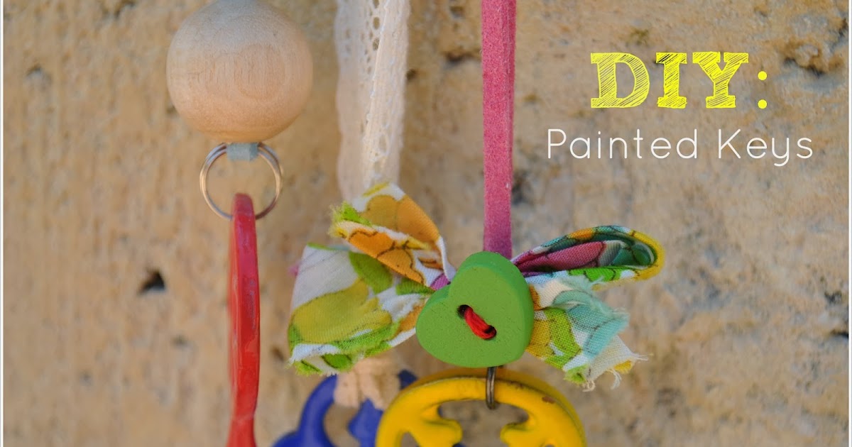 A Little Bit of Quiet: DIY : Painted Keys