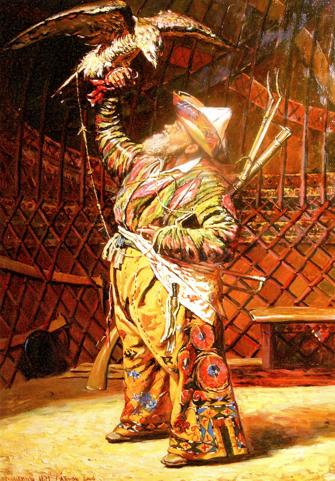 богатый киргизский охотник с соколом. василий васильевич верещагин богатый киргизский охотник с соколом. богатый киргизский охотник с соколом. в. василий васильевич верещагин богатый киргизский охотник с соколом.