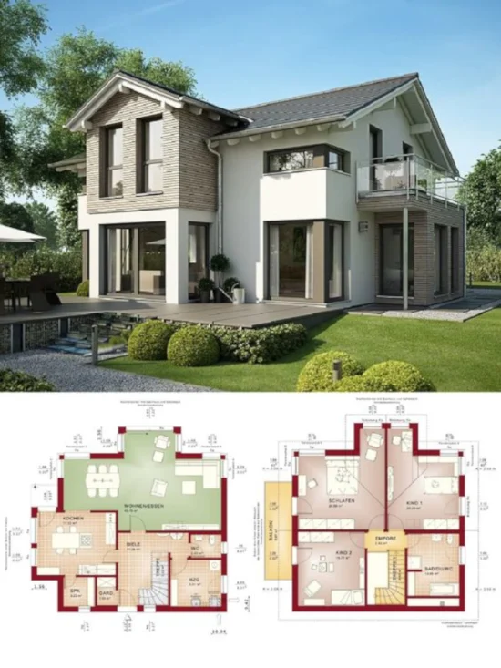model rumah minimalis idaman plus denah dan penataan interior