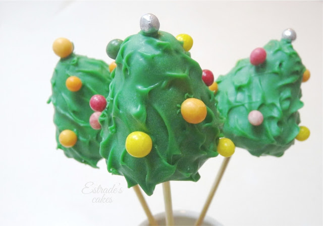 cake pop árbol de Navidad - 01