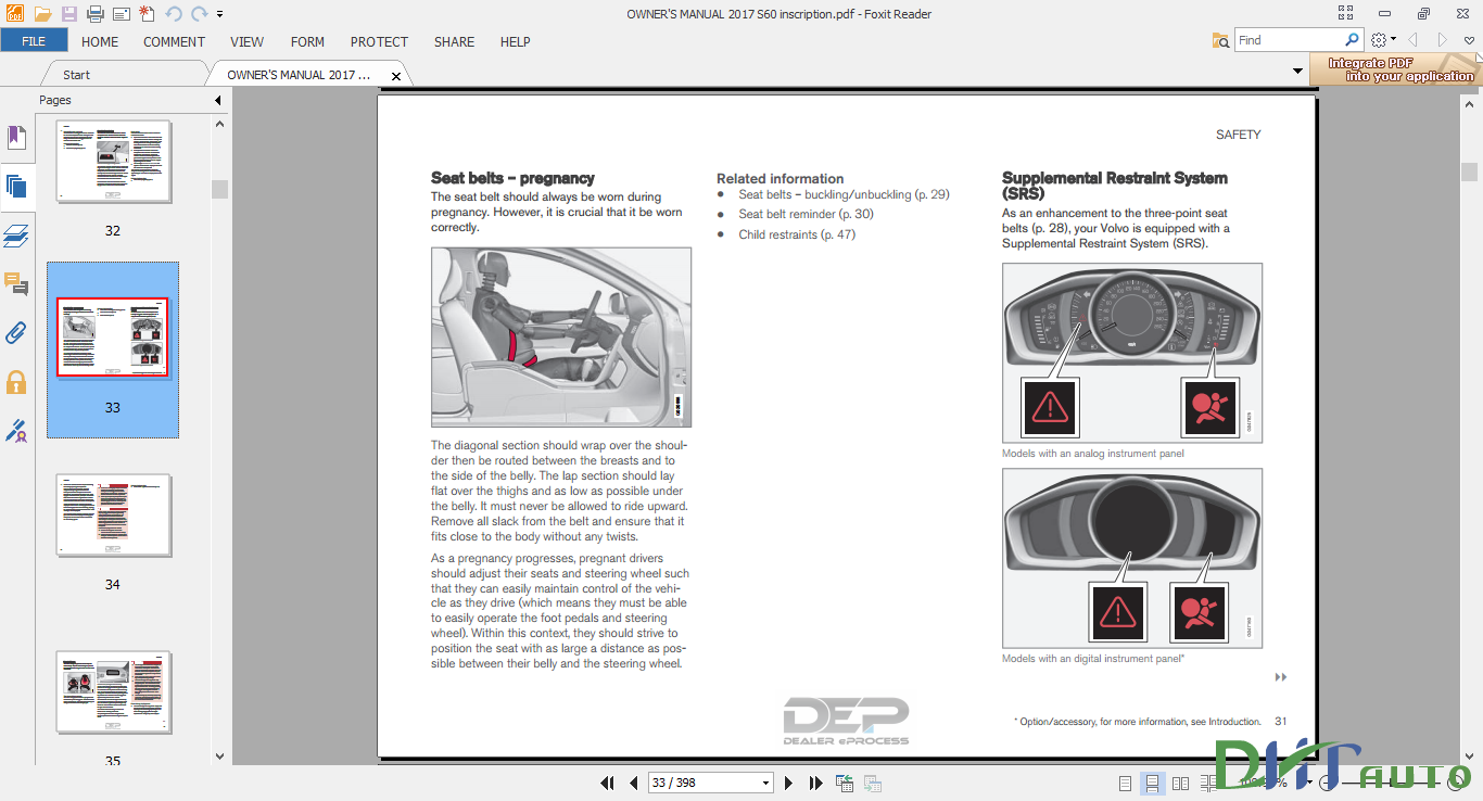 S60 INSCRIPTION 2017 OWNER'S MANUAL - Automotive Library