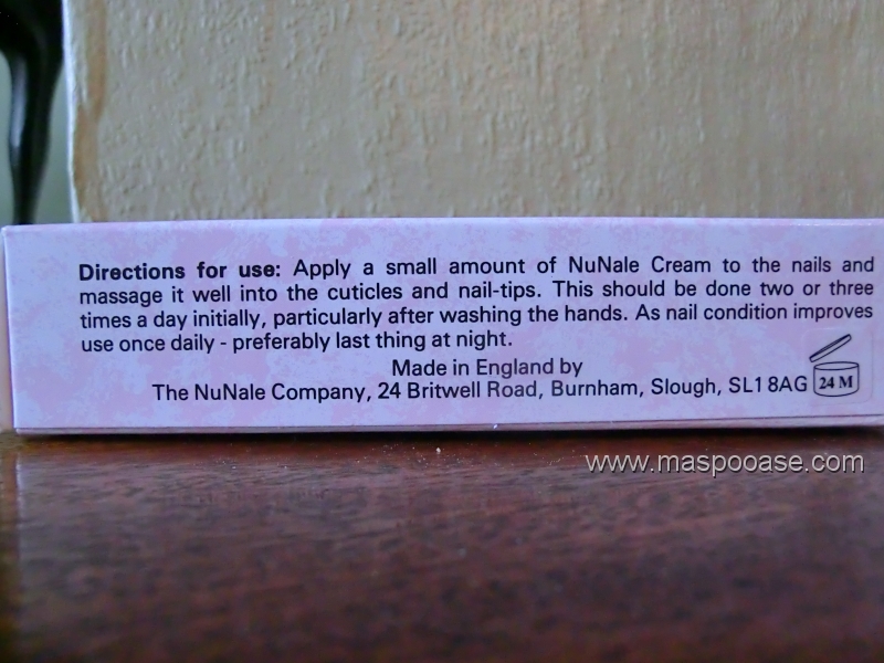 MASPOOASE Nunale Nail Strengthening Cream Review