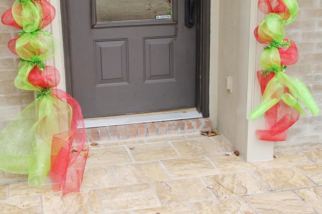 Make A Deco Mesh Garland Miss Kopy Kat