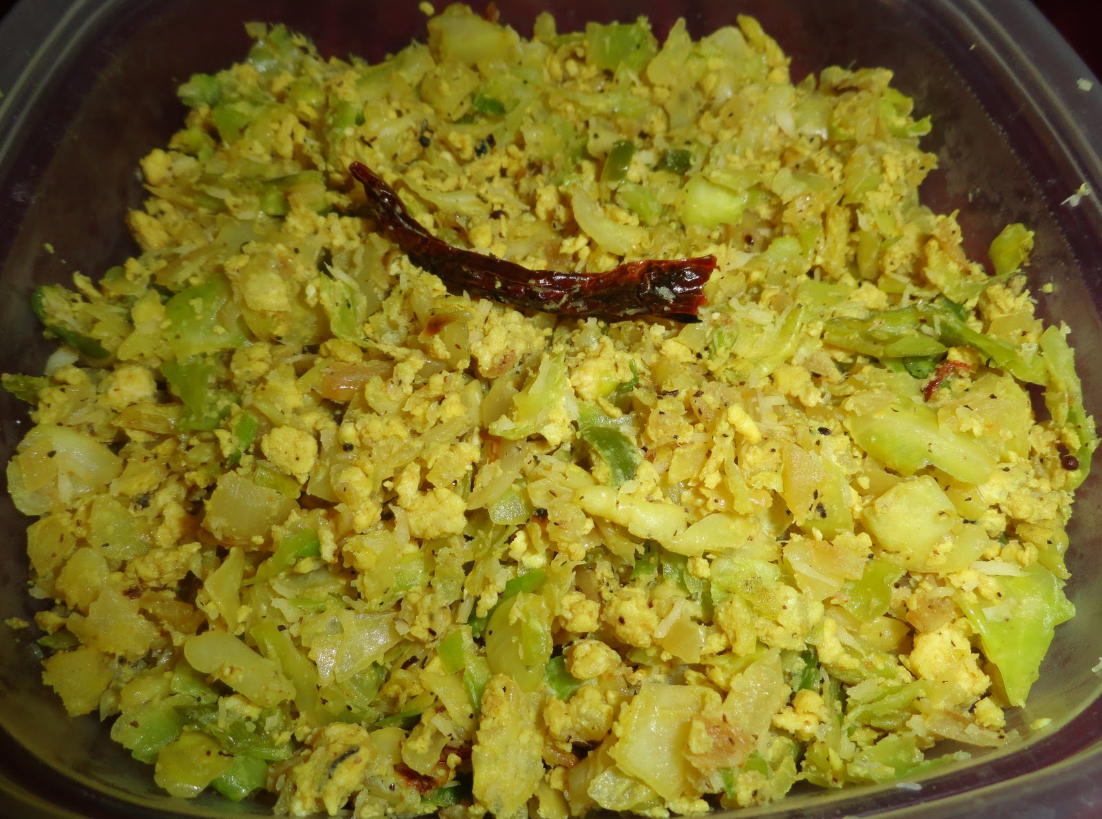 My Hobbies EggCabbage Thoran