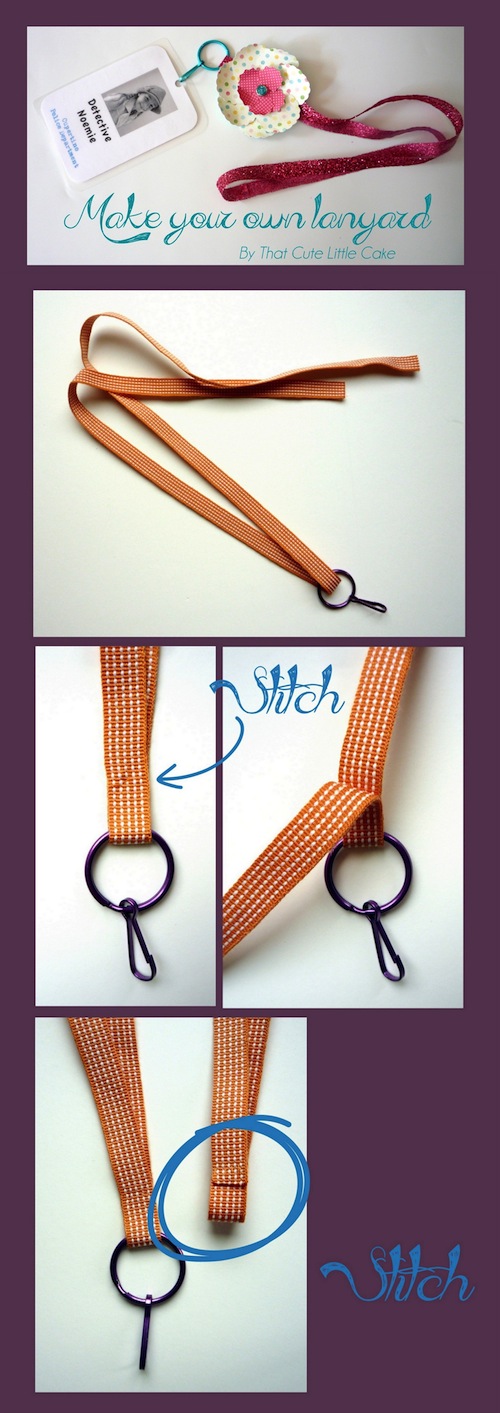 That Cute Little Cake {Craft} DIY Lanyards