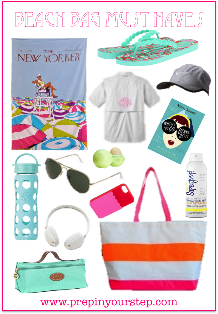 Beach Bag Must Haves {Packing the Perfect Beach Bag}