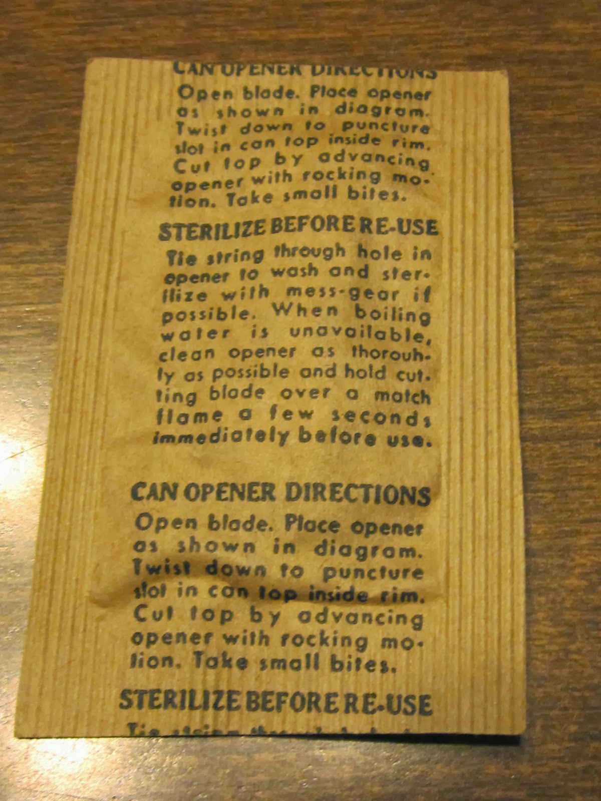 bingbabel VIETNAM ERA P38 CAN OPENER