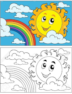 WORKSHEET MEWARNAI UNTUK MALATIH MOTORIK HALUS ANAK DENGAN