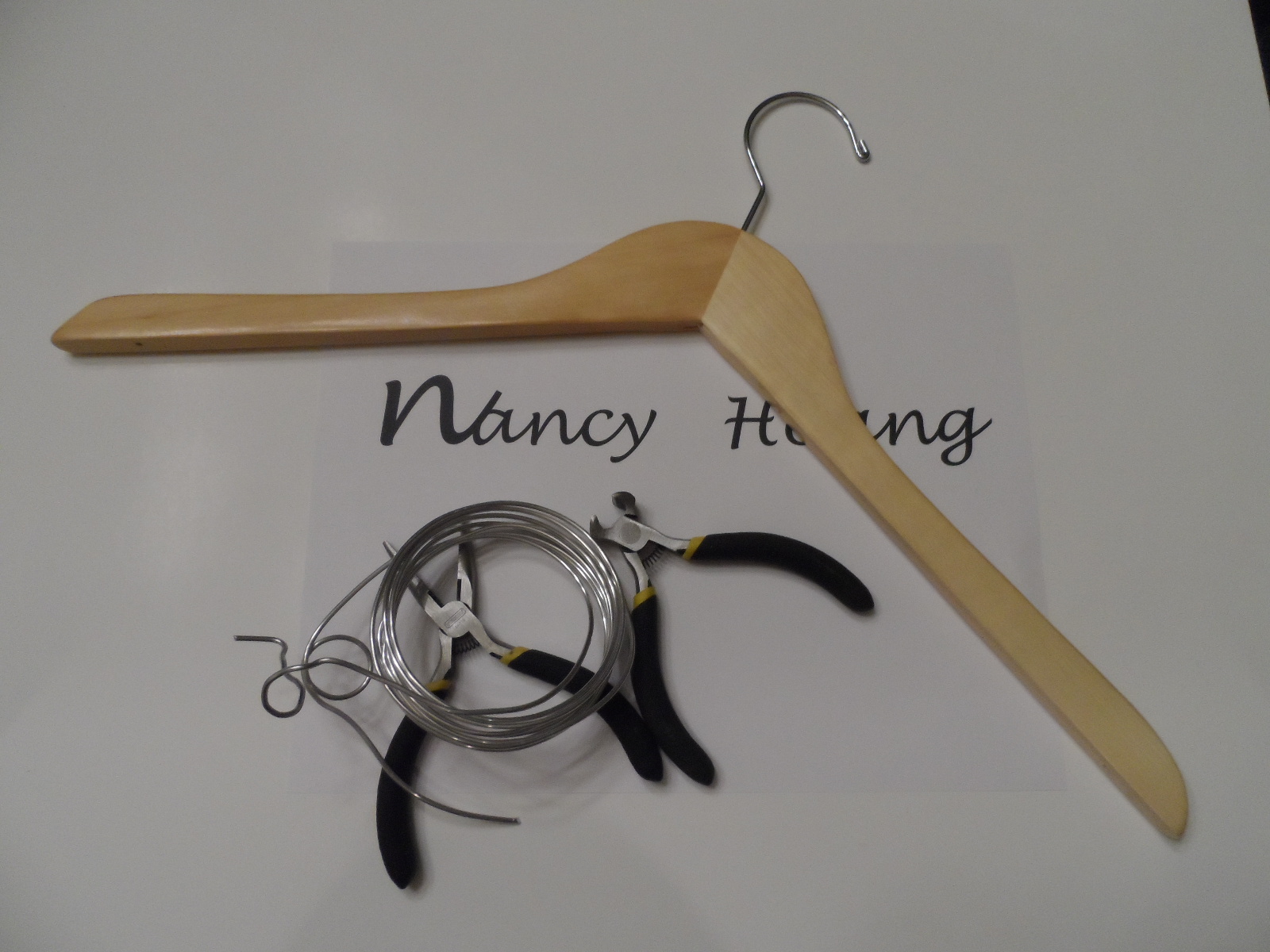 Simply Pinspirational DIY Personalized Wire Hanger