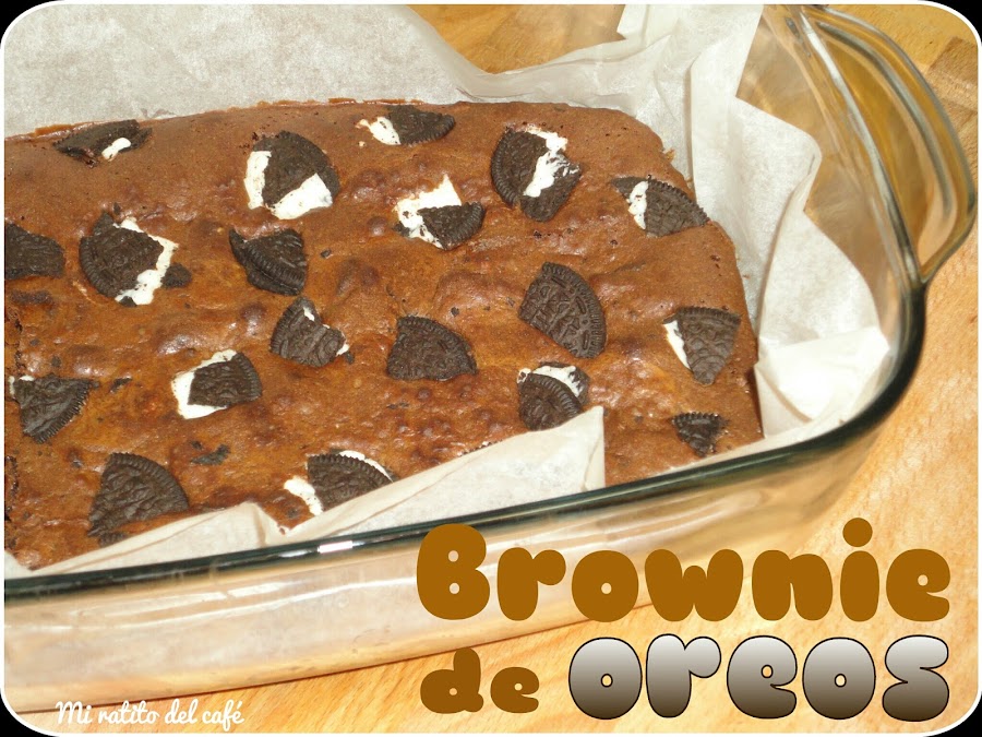 Brownie de oreos