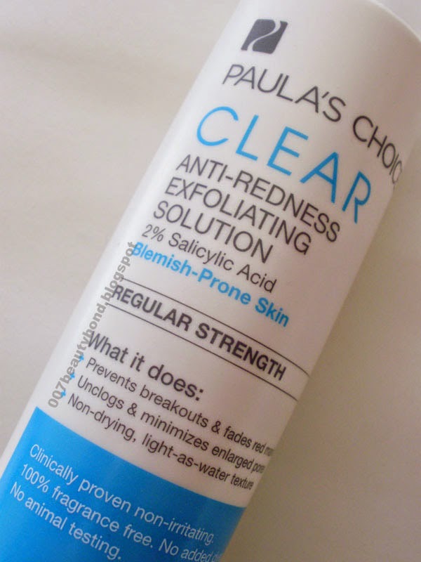 Review Paula's Choice Clear Regular Strength AntiRedness Exfoliating