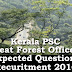 Kerala PSC - Expected Questions for Beat Forest Officer 2016 - 12