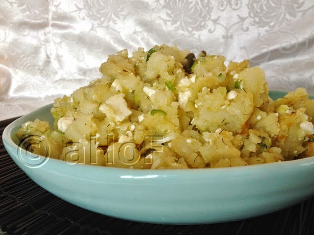 Greek Style, Potato Salad, side dish, potatoes