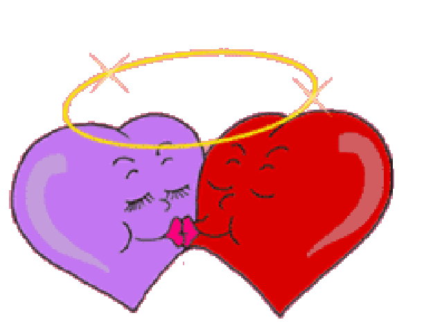 Гиф картинки сердечки и поцелуи