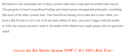 Bet Master, Bet Master Review, Bet Master Reviews, Tom Newell's Bet Master Review