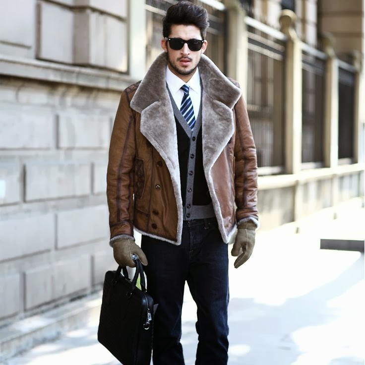 Zodie Styles Blog: Bringing back the 90's - Shearling coat