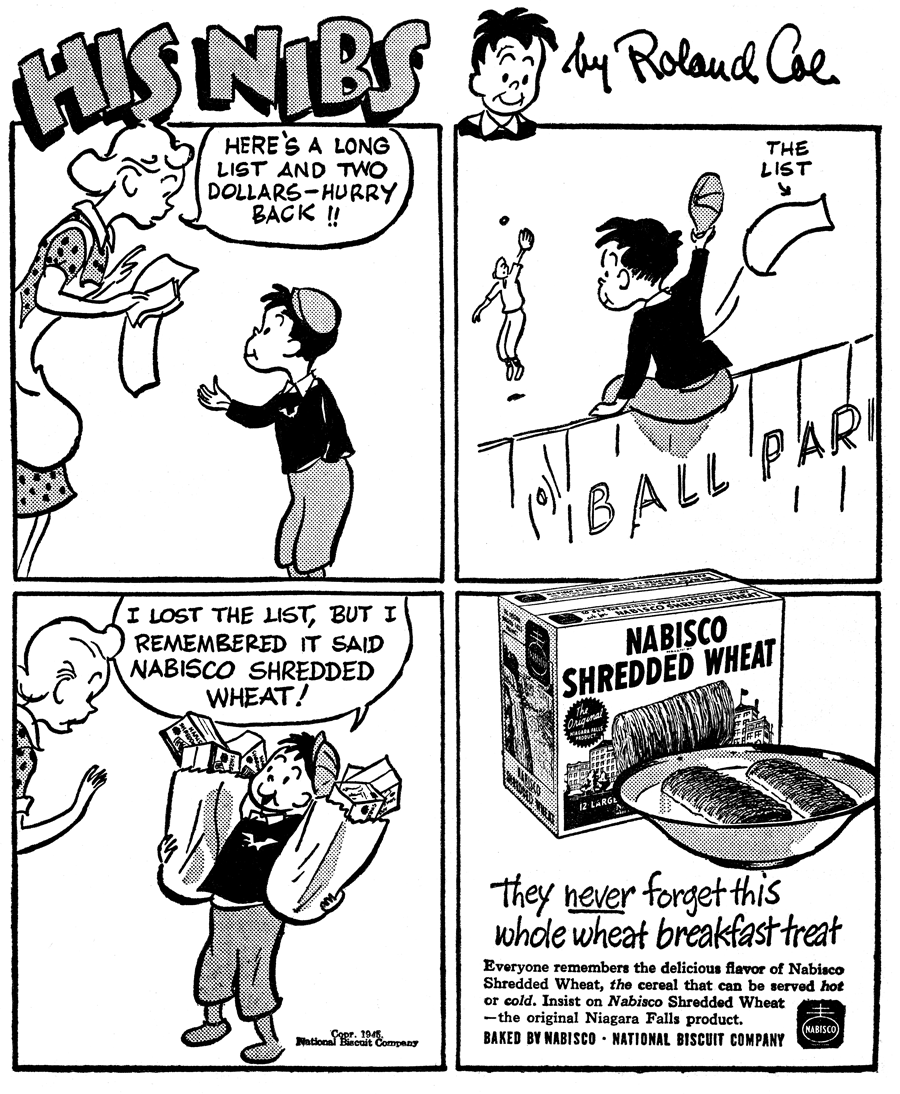 Stripper's Guide Advertising Strips His Nibs