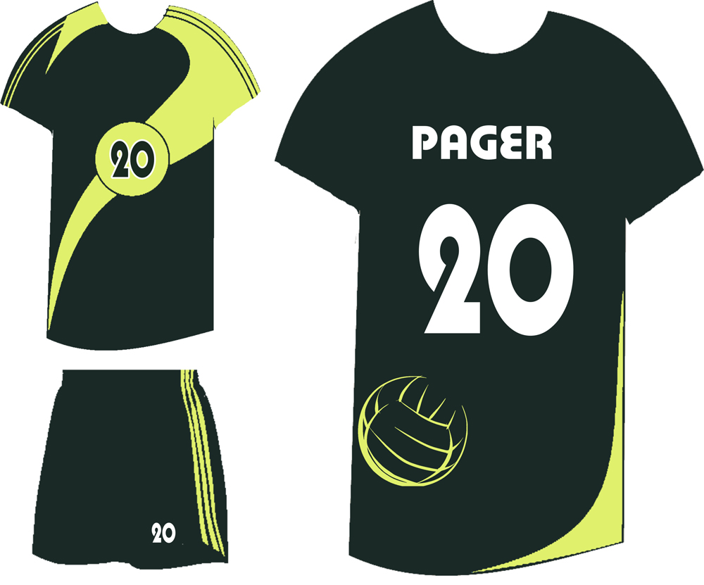 Desain Kaos Tim Bola Voli Pager 2015 Padukuhan Pager
