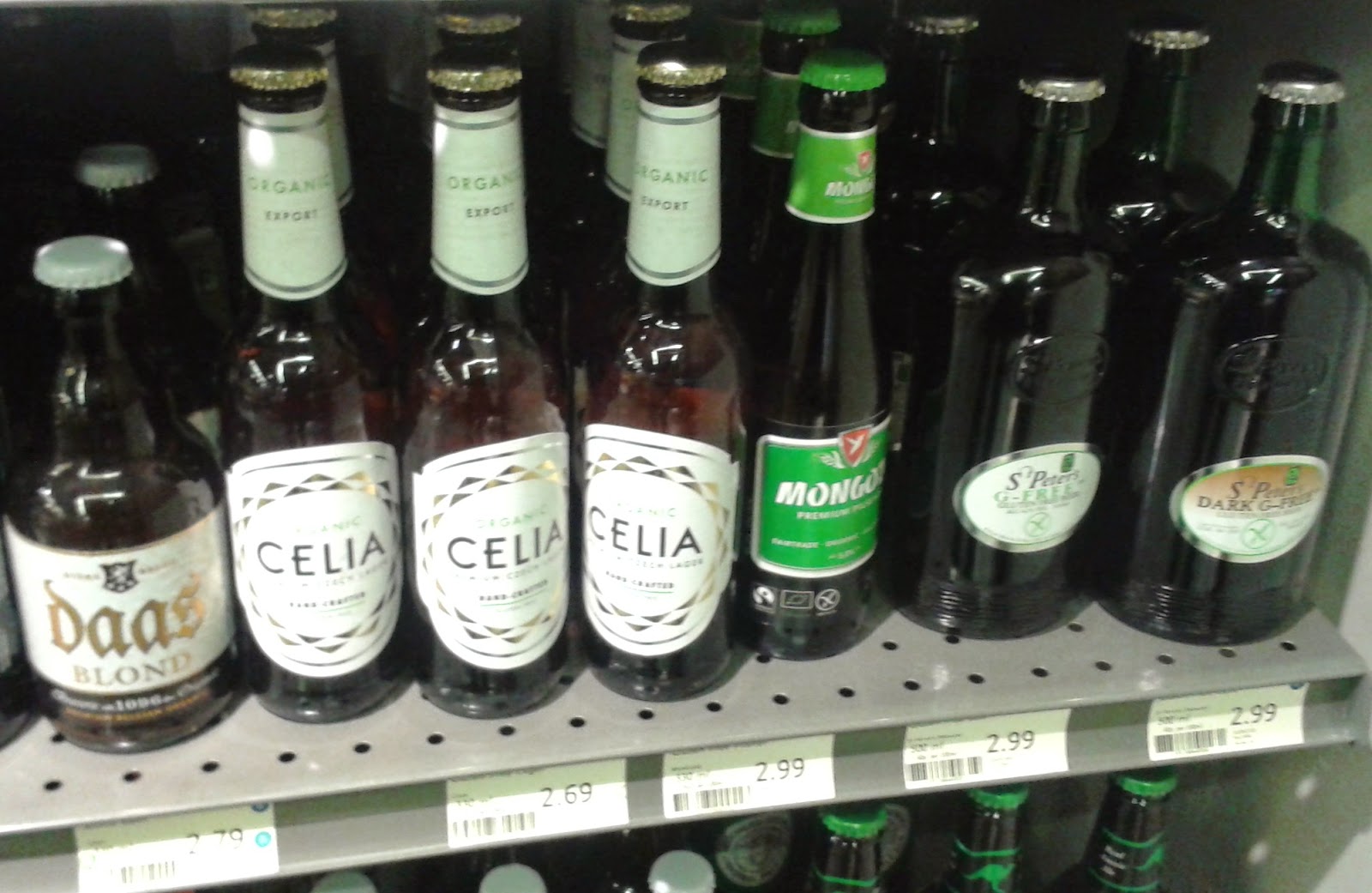 Gluten Free Beer and Lager in Whole Foods Market Piccadilly