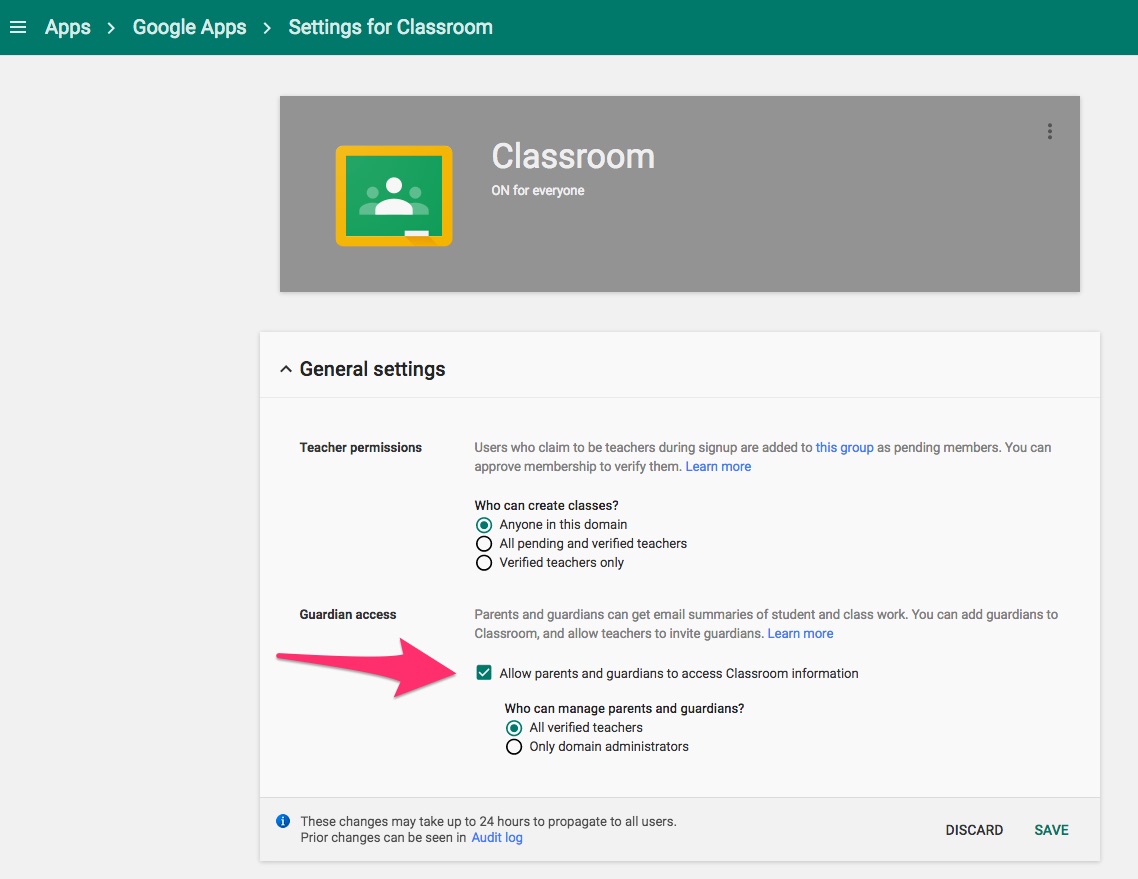 parent google classroom parent google classroom
