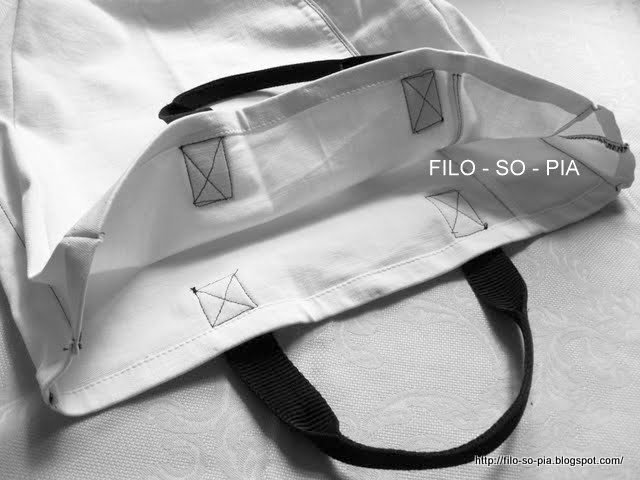 filo-so-pia: COME si FA: applicare la zip a una borsa già fatta