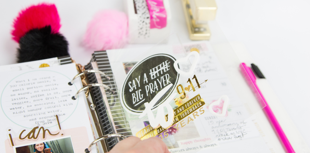 Heidi Swapp Memory Planner inspirational pages by @createoften 