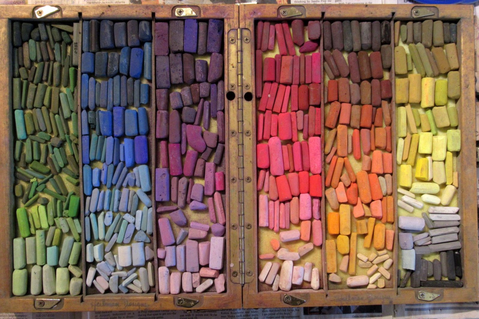 A Plein Air Painter's Blog Michael Chesley Johnson Cleaning Pastels