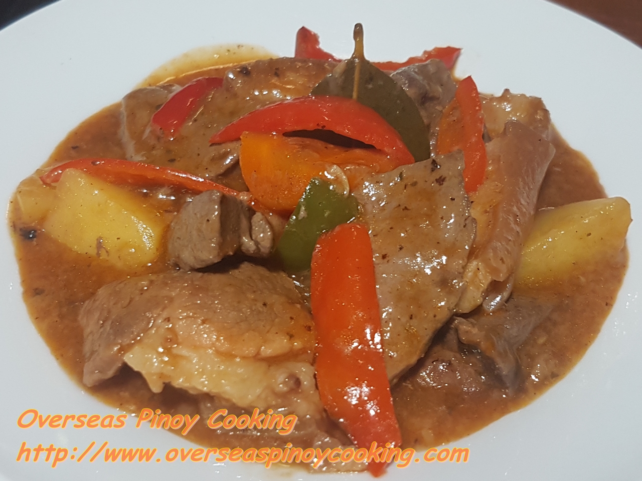Pork and Liver Afritada